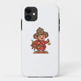 Schattige Kawaii Marokkaanse Guerab Waterdrager SS Case-Mate iPhone Case