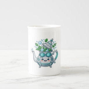 Schattige Kawaii Marokkaanse IJsthee Mint Summer B Porselein Kop