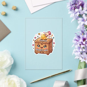 Schattige Kawaii Marokkaanse Sadaka Hulpdoos IslSt Acryl Uitnodigingen