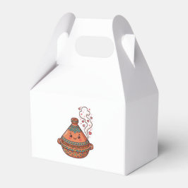 Schattige Kawaii Marokkaanse Tajine Voedsel Cultur Bedankdoosjes