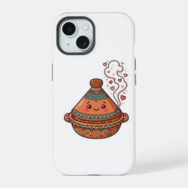 Schattige Kawaii Marokkaanse Tajine Voedsel Cultur iPhone 15 Case