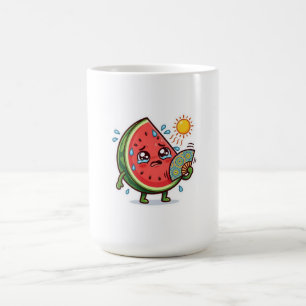 Schattige Kawaii Marokkaanse Zomer Watermeloen Dal Koffiemok