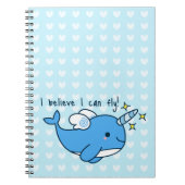 Schattige Kawaii Narwhal-laptop Notitieboek (Voorkant)