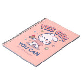 Schattige Kawaii Notitieboek - Ja Meisje! (Linkerzijde)
