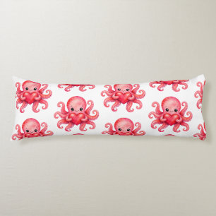 Schattige Kawaii Octopus met Hart Lichaamskussen