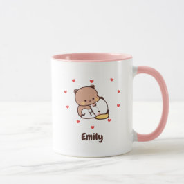 Schattige Kawaii Panda | Aangepaste Jouw namen toe Mok