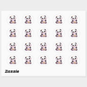 Schattige Kawaii Panda Boba Thee Sticker | Aardige (Vel)