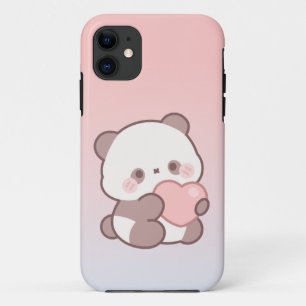 schattige kawaii panda hart telefoonhoesje iphone Case-Mate iPhone case