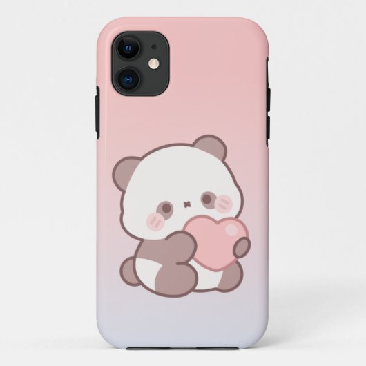 schattige kawaii panda hart telefoonhoesje iphone Case-Mate iPhone case (Achterkant)