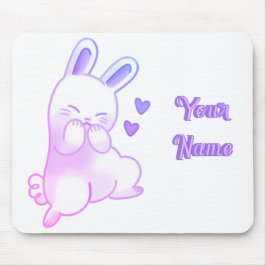 Schattige Kawaii Pastel Paarse Aangepaste Gradiënt Muismat