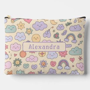 Schattige Kawaii Pastel Regenboog Wolk Etui