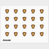 Schattige Kawaii Pizza Sticker – In Pizza We Crust (Vel)