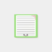 Schattige Kawaii Post-it Note (Voorkant)