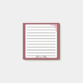 Schattige Kawaii Post-it Opmerking: Delightful Dig Post-it® Notes (Voorkant)