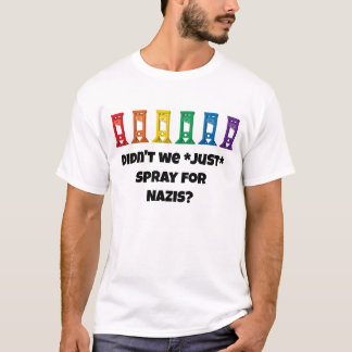 Schattige Kawaii Rainbow Guillotine Army wit T-shi T-shirt