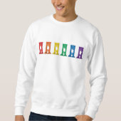 Schattige Kawaii Rainbow Guillotine Pride Sweatshi Trui (Voorkant)