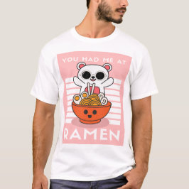Schattige Kawaii Ramen T-shirt