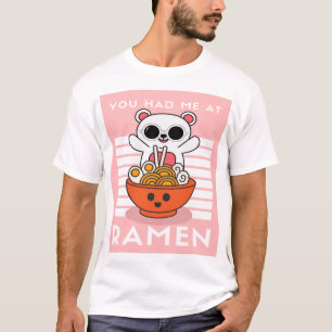 Schattige Kawaii Ramen T-shirt