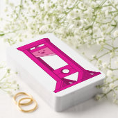 Schattige Kawaii Roze Guillotine Tarot Card Deck Pokerkaarten (Insitu (Huwelijk))