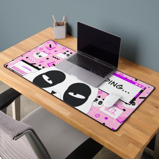 Schattige Kawaii roze Panda Beer Bureaumat (Kantoor 2)