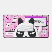 Schattige Kawaii roze Panda Beer Bureaumat (Keyboard & Muis)
