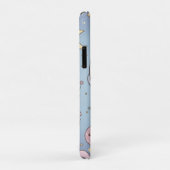 Schattige Kawaii Ruimte - Astronaut en Glimlachend Case-Mate iPhone Case (Achterkant/rechts)