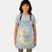 Schattige Kawaii Ruimte - Astronaut en Glimlachend Schort (Insitu)