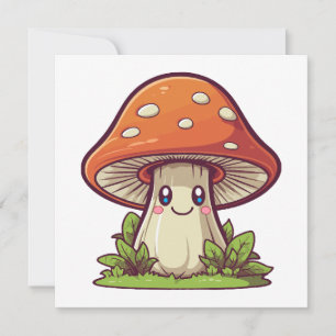 Schattige kawaii stijl, Paddenstoelen zoeken