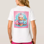Schattige Kawaii. T-shirt (Achterkant)