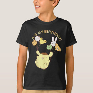 Schattige Kawaii Verjaardag Shirt | Dierballon T-s