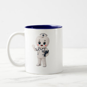 Schattige Kawaii Verpleegster Mok Cadeau voor Ve
