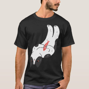 Schattige Kawaii Vis Carto sticker en decoratie T-shirt