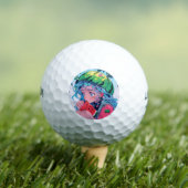 Schattige Kawaii Watermeloen Fruit Natuur Anime Me Golfballen (Insitu Shirt)