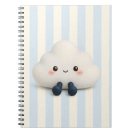 Schattige Kawaii Wolk Spiraal Notebook Notitieboek