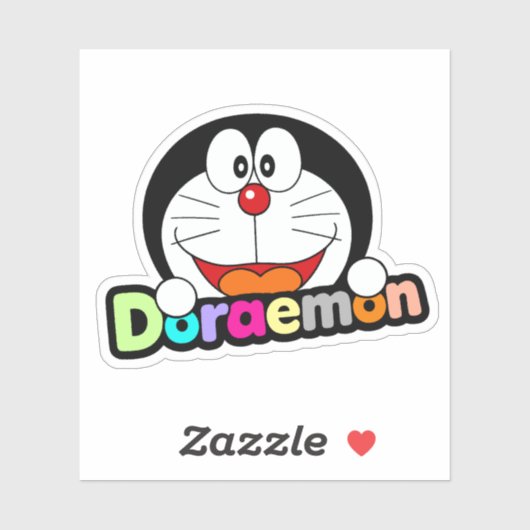 Schattige Kawaii Zwarte Doraemon Anime Sticker (Vel)