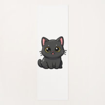 Schattige Kawaii Zwarte Kat