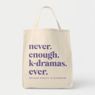Schattige Kdrama Koreaans Drama Lover Custom Tote Bag