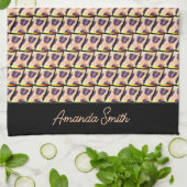 Schattige Keniaans luipaardpatroon Theedoek (Gevouwen)