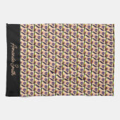 Schattige Keniaans luipaardpatroon Theedoek (Horizontaal)