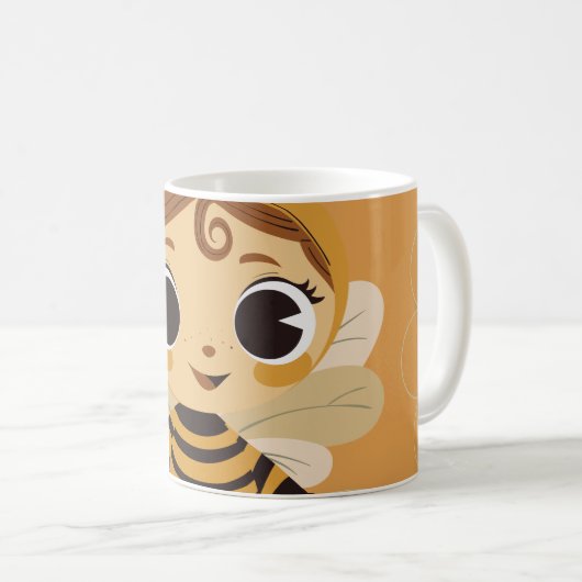 Schattige keramische Mok met kinderthema (Voorkant rechts)