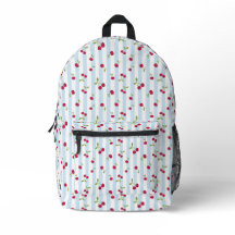 Schattige kers blauwe strepen retro terug naar sch