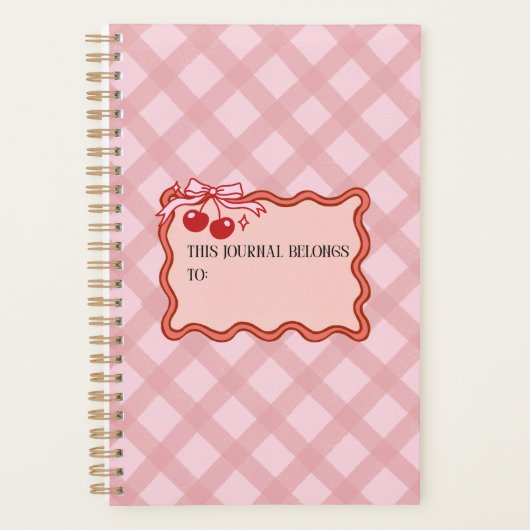 Schattige kers planner (Voorkant)