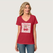 Schattige kers  t-shirt (Voorkant volledig)