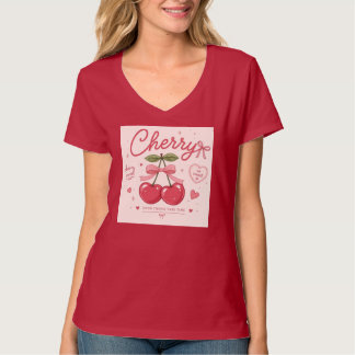 Schattige kers  t-shirt