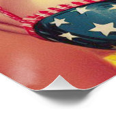 Schattige Kersen Pin-up Perfect Poster (Hoek)