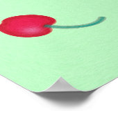 Schattige kersen poster (Hoek)