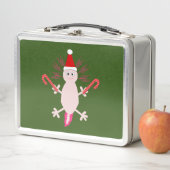 Schattige Kerst Axolotl (In situ)