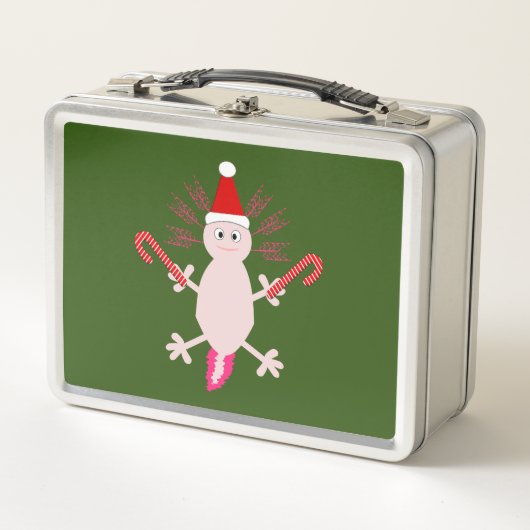 Schattige Kerst Axolotl (Voorkant)