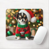 Schattige Kerst Chihuahua Muismat (Met muis)