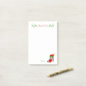 Schattige Kerst Elf Dingen Te Doen Post-it Notitie Post-it® Notes (Op bureau)